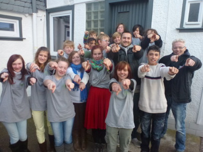 Tolle Kids singen als Promo für das EMS Projekt den 1.Thüringer Nachhaltigkeitsrap